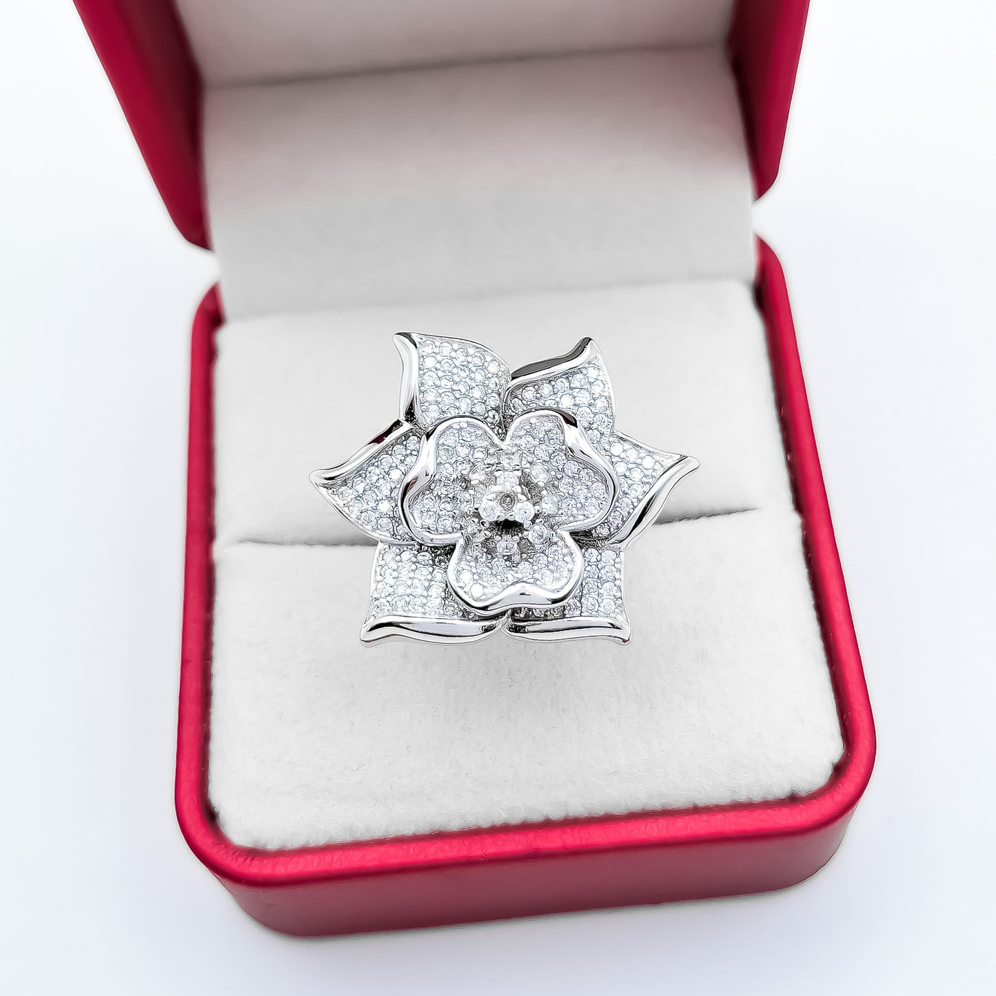 Anillo Flor Blanca