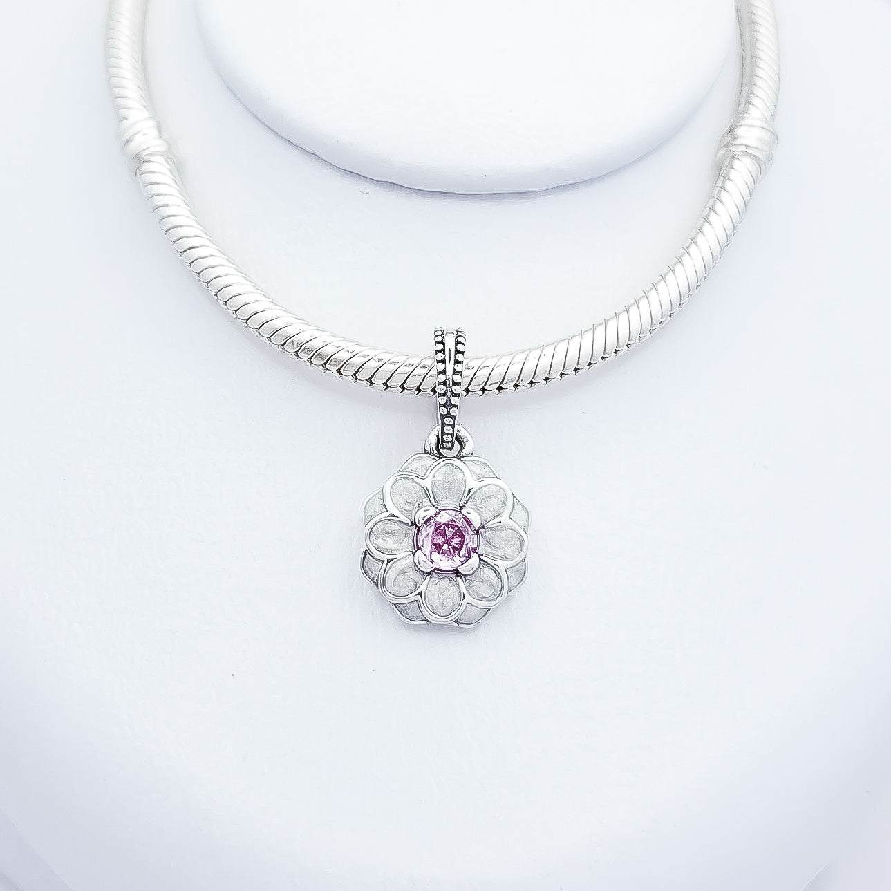Charm Flor Rosa