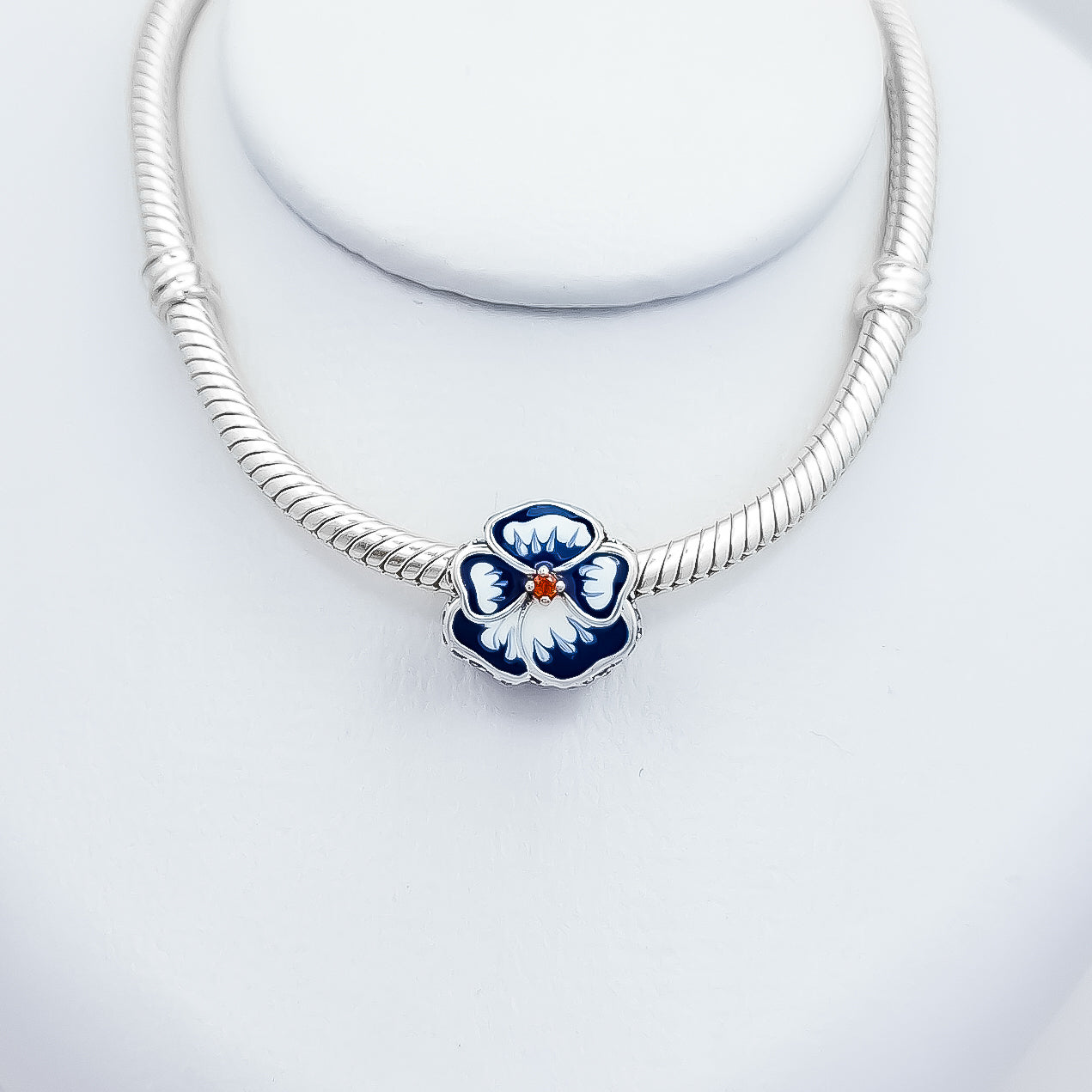 Charm Flor Azul