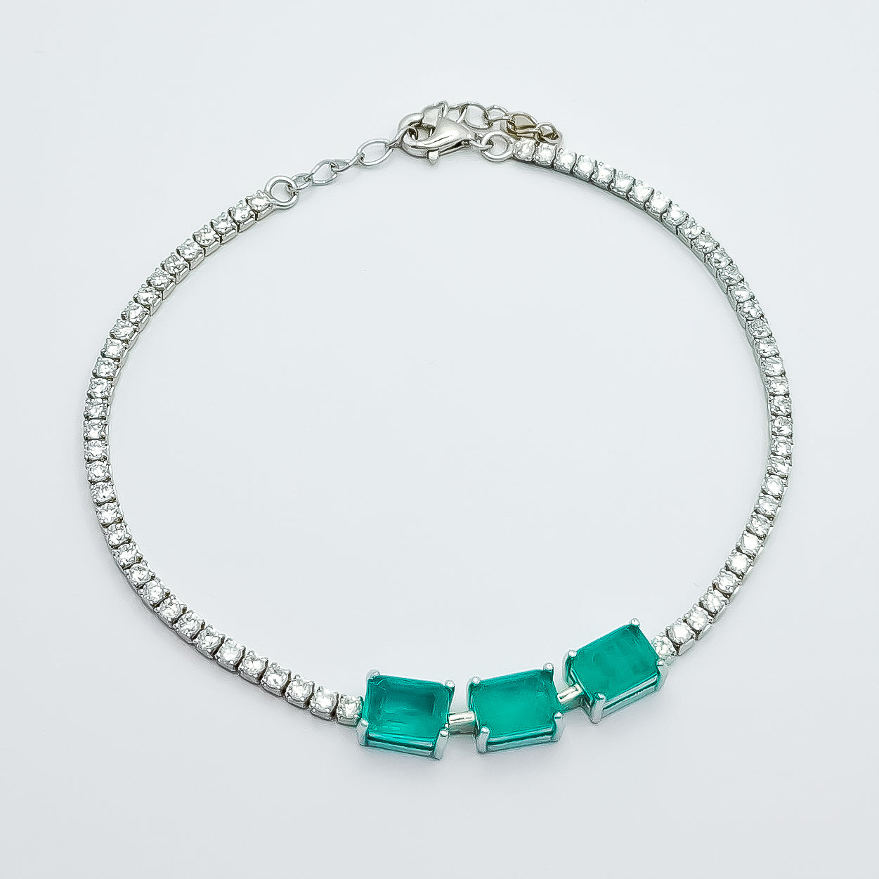 Pulsera Cuadro Zirconia