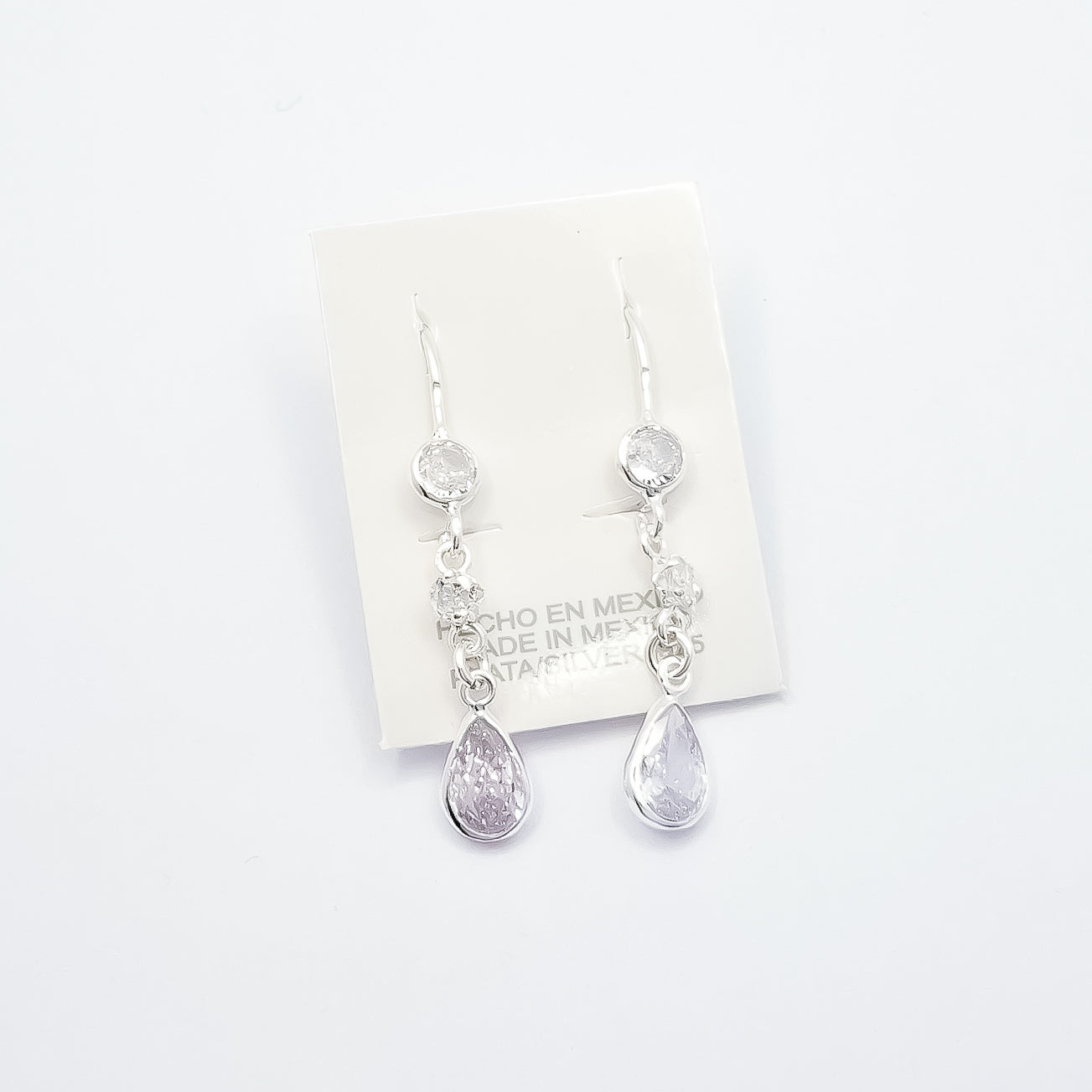 Arete Gota Blanco