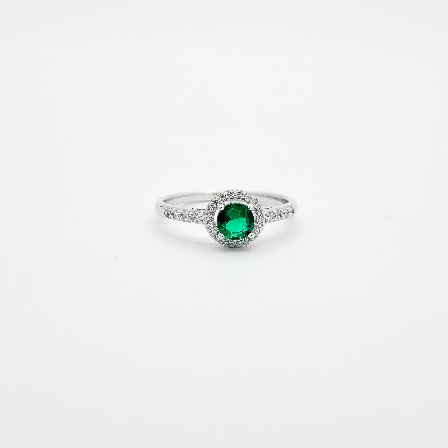 Anillo Zirconia Verde