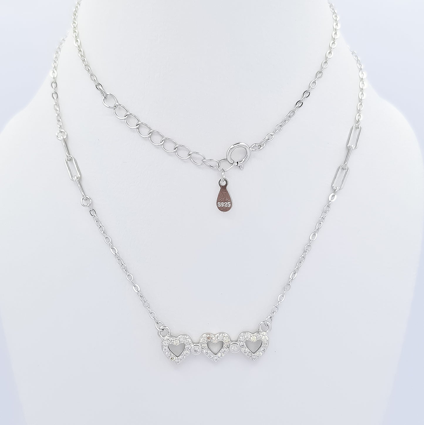 Collar 3 Corazones