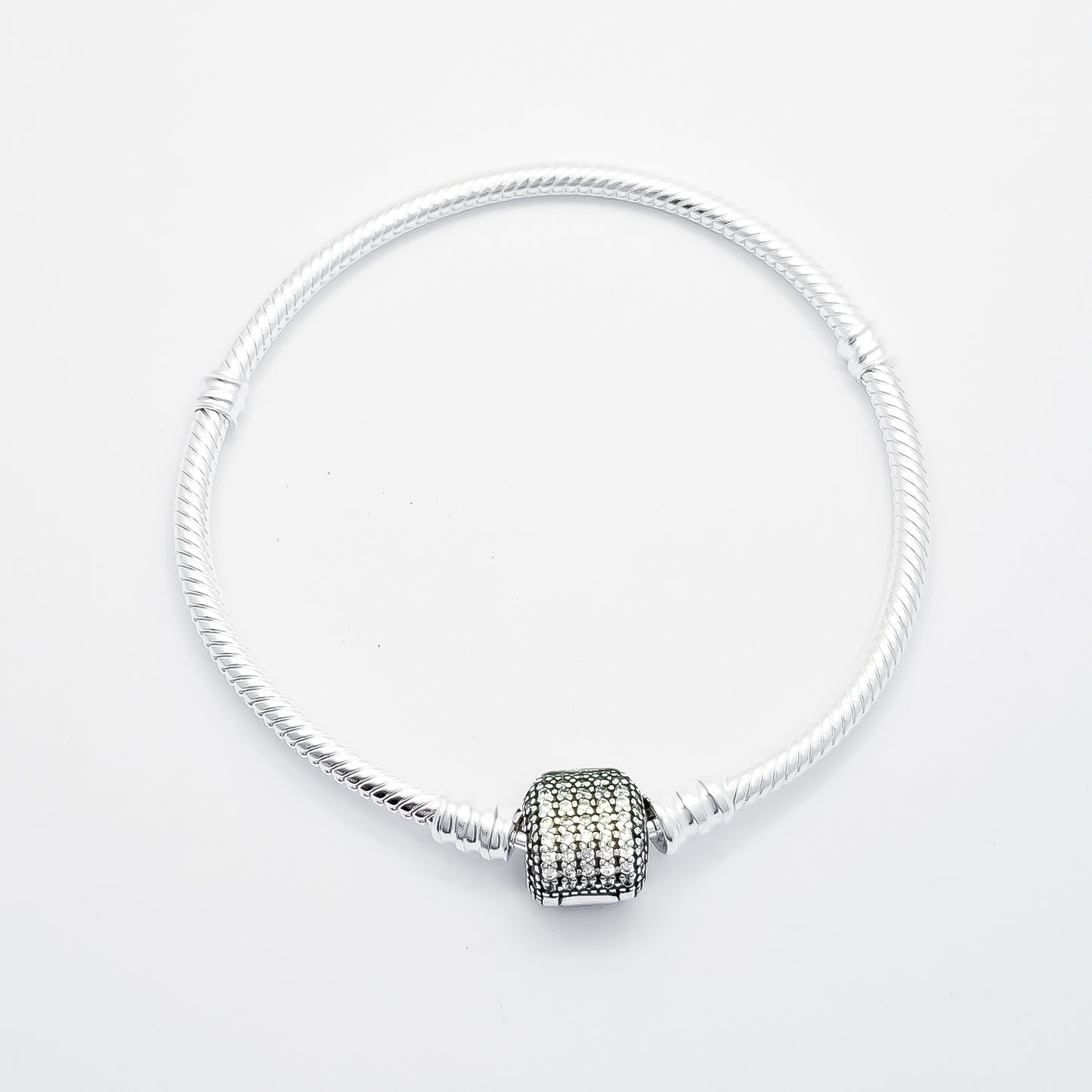 Pulsera Barril Zirconia