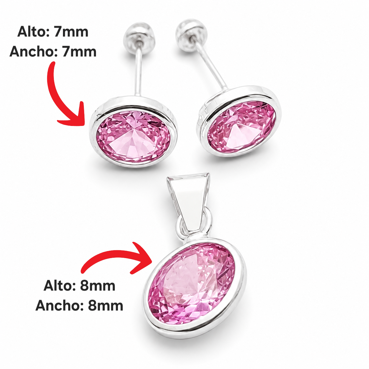 Set Circulo Rosa
