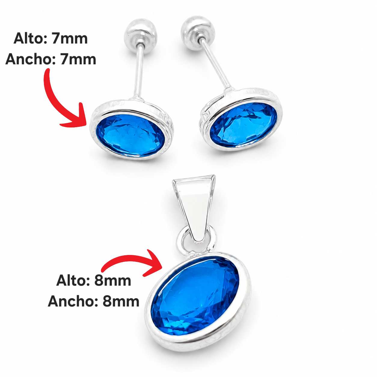 Set Circulo Azul