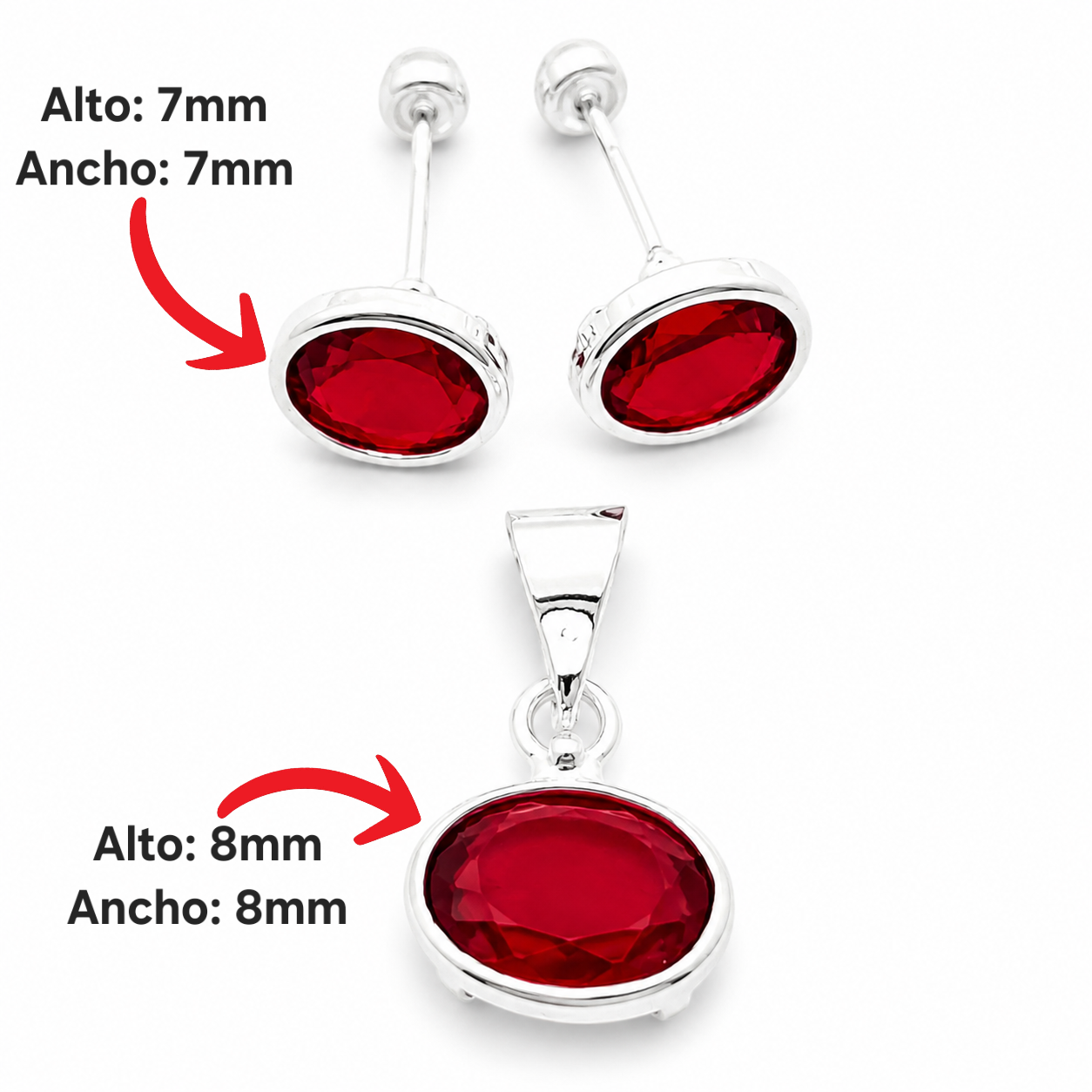 Set Circulo Rojo