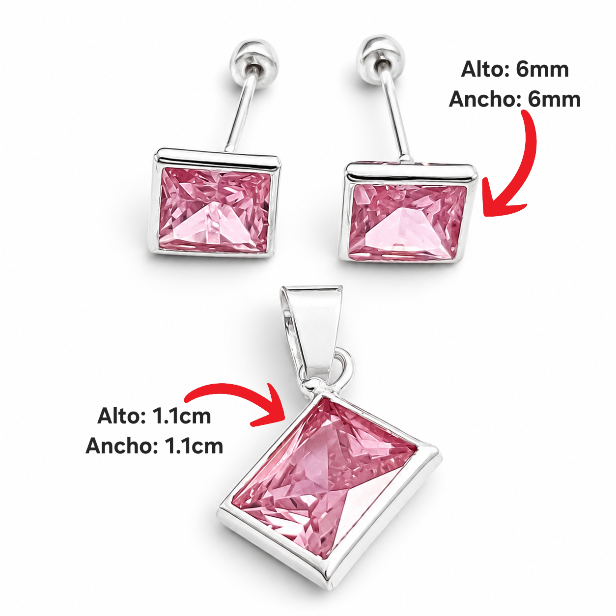 Set Cuadro Rosa