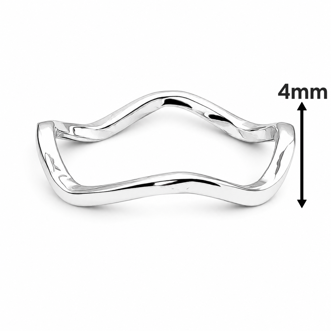 Anillo Olas Plata Ley 925