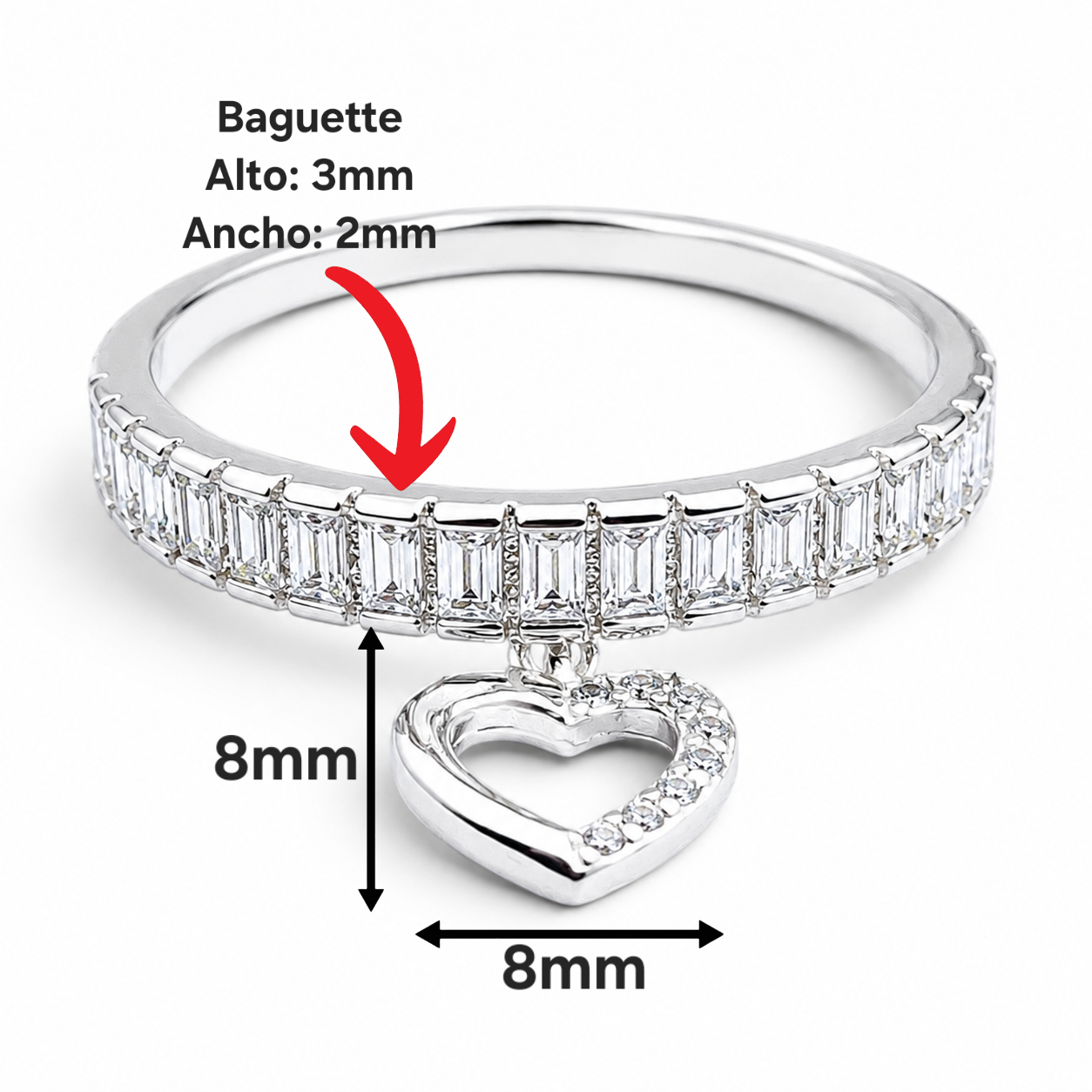 Anillo Corazon