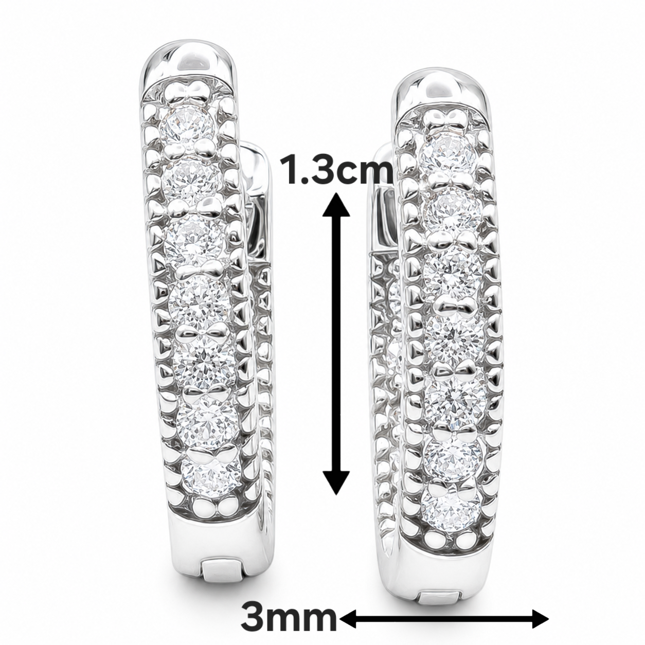 Hugguie Zirconia Plata Ley 925