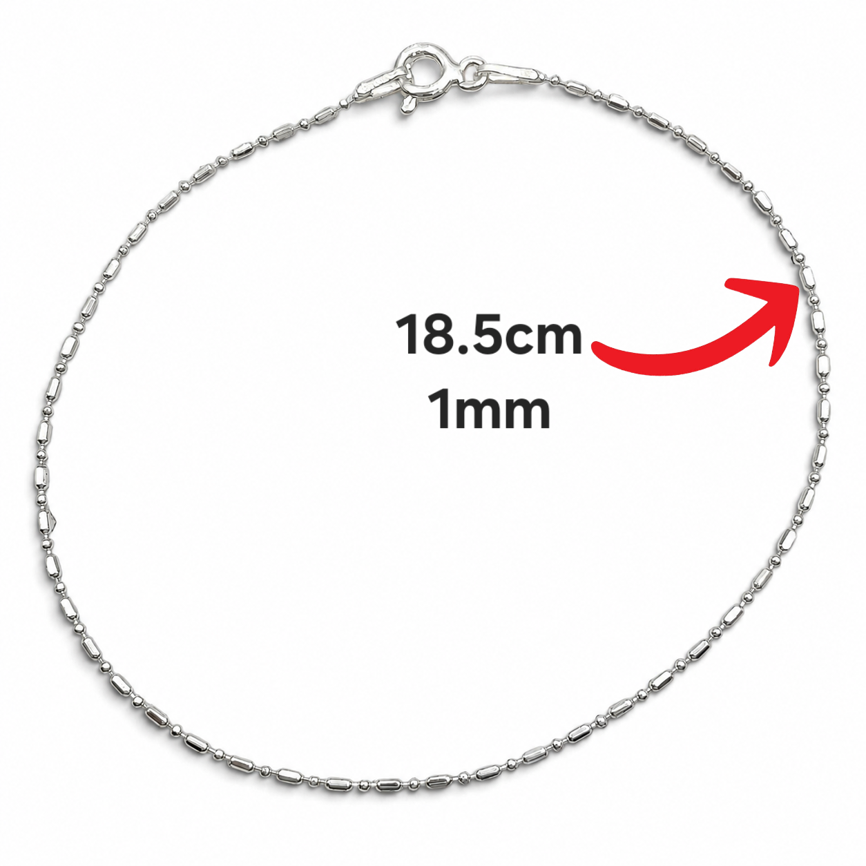 Pulsera Punto y Coma Plata Ley 925