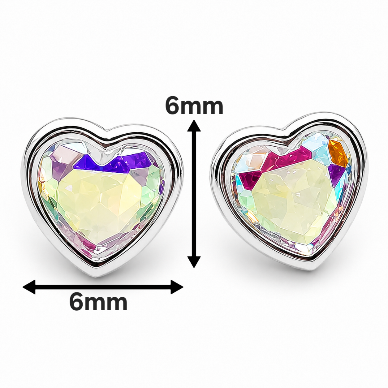 Broquel Corazon Plata Ley 925