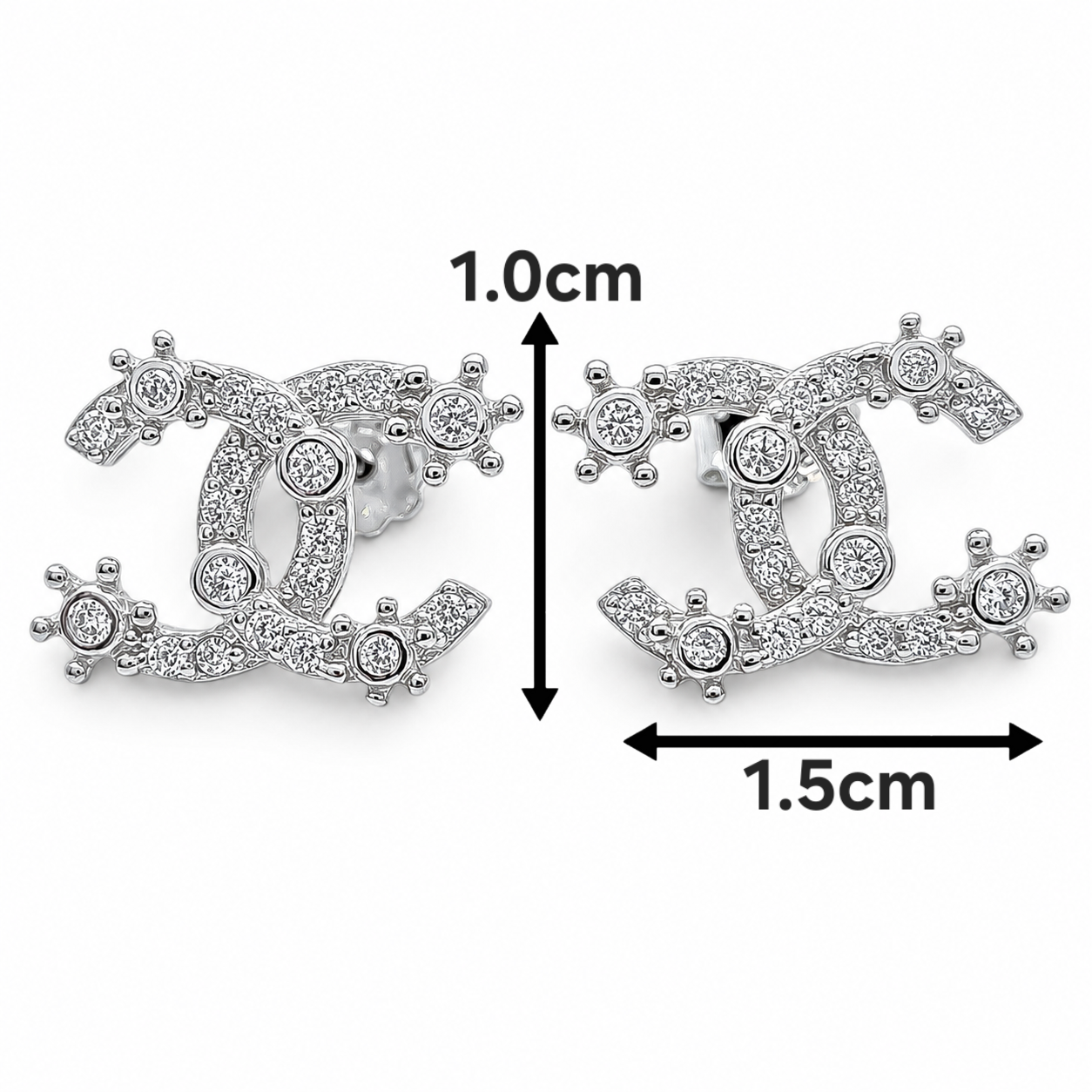 Arete CC Zirconia Plata Ley 925