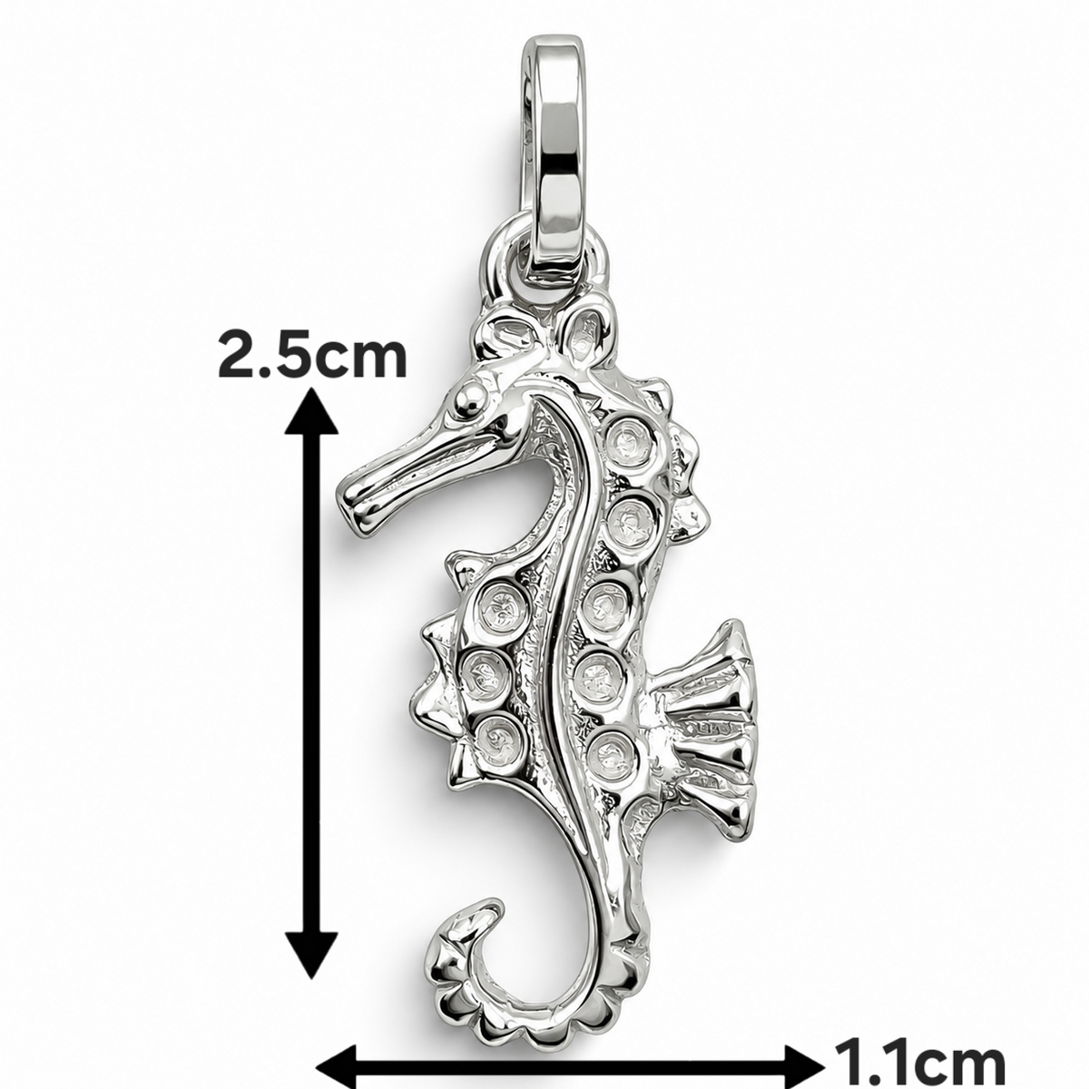 Dije Caballo de Mar Plata Ley 925