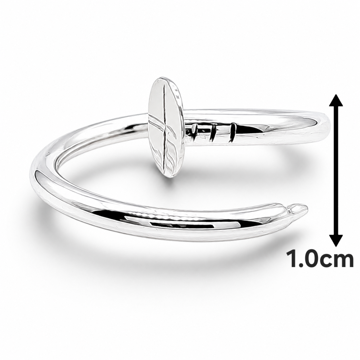 Anillo Clavo Plata Ley 925