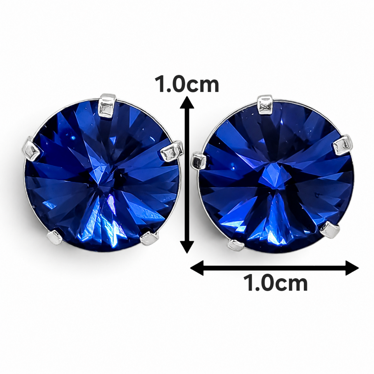 Broquel Azul Grande Plata Ley 925