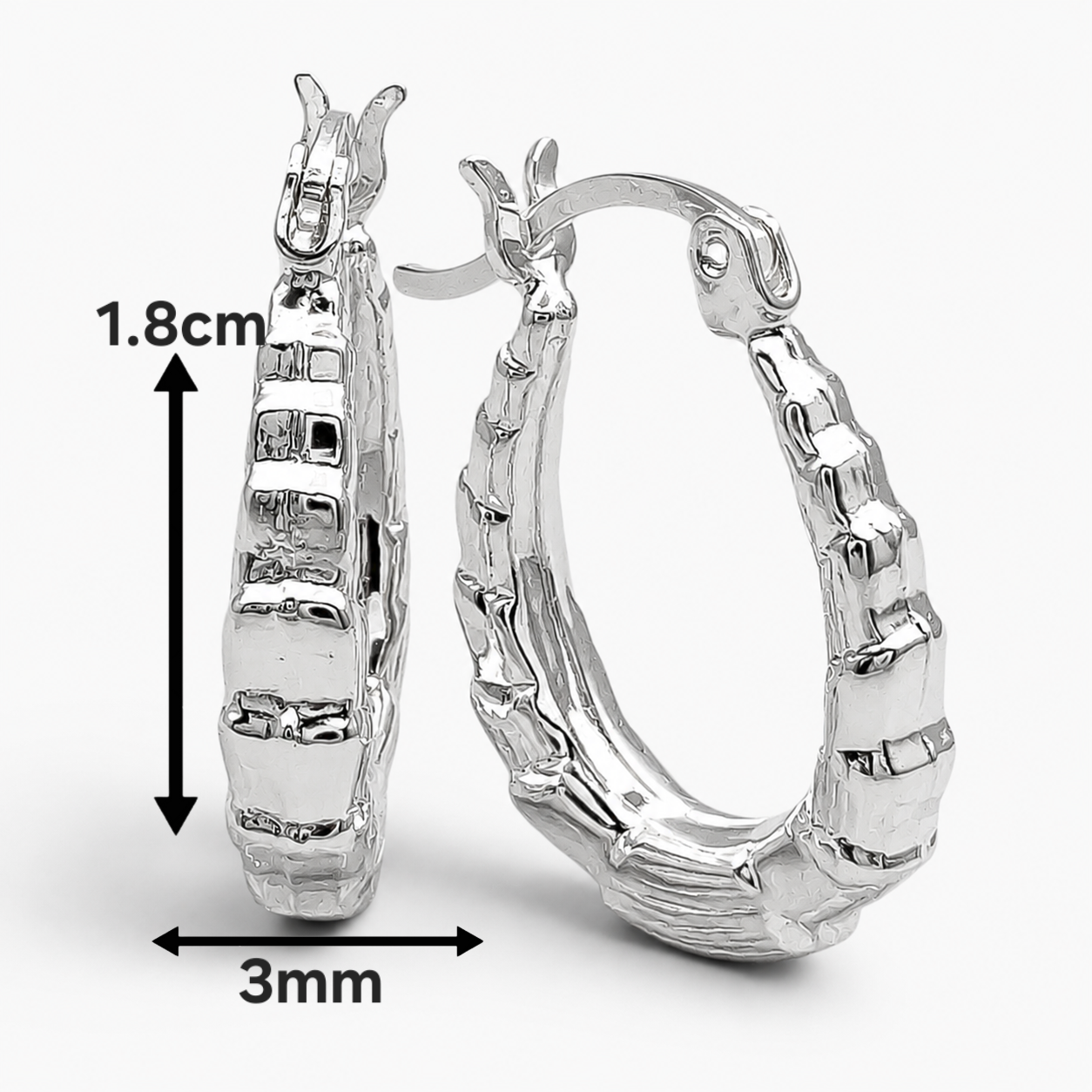 Arracada Plata Ley 925