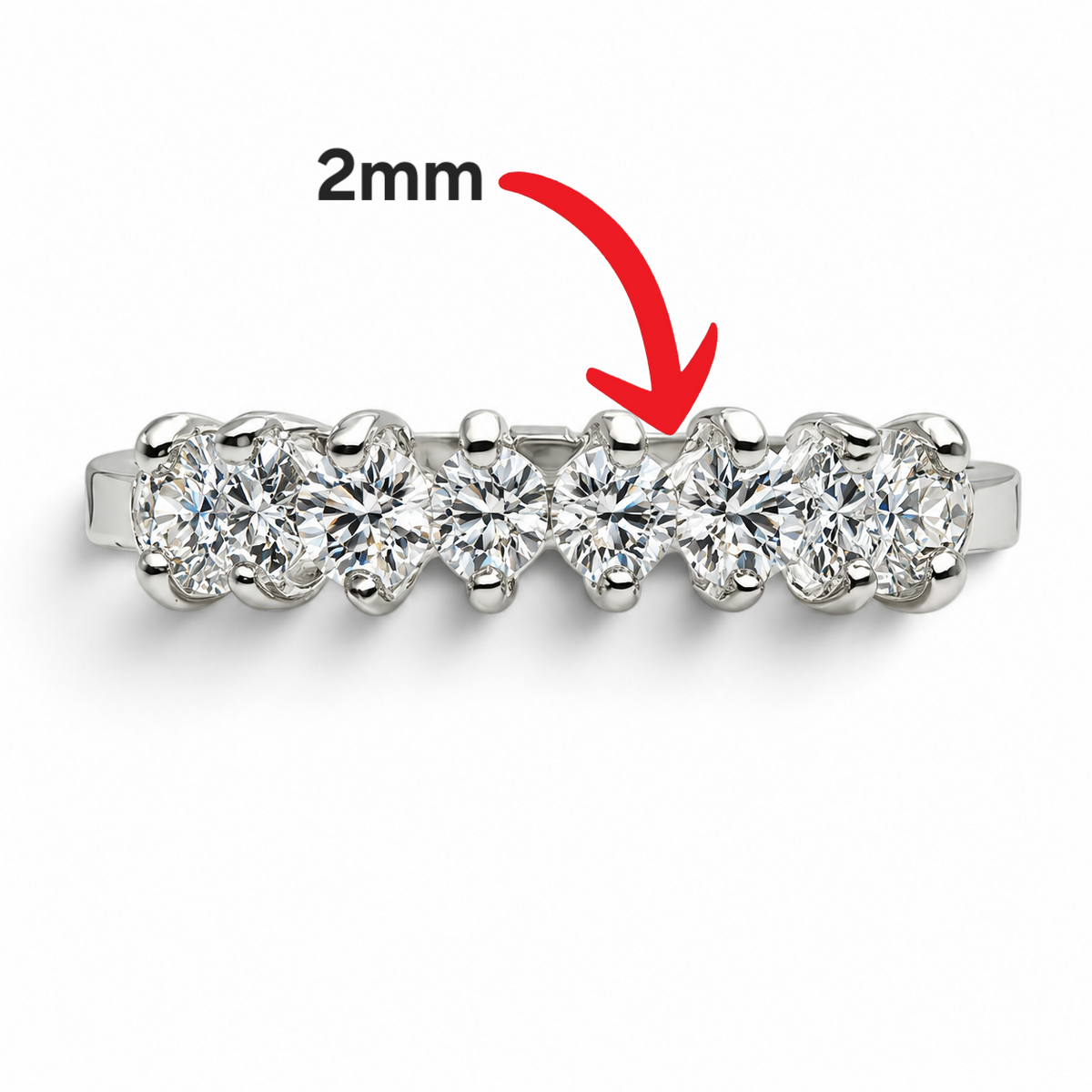 Anillo Zirconia Blanca Plata Ley 925