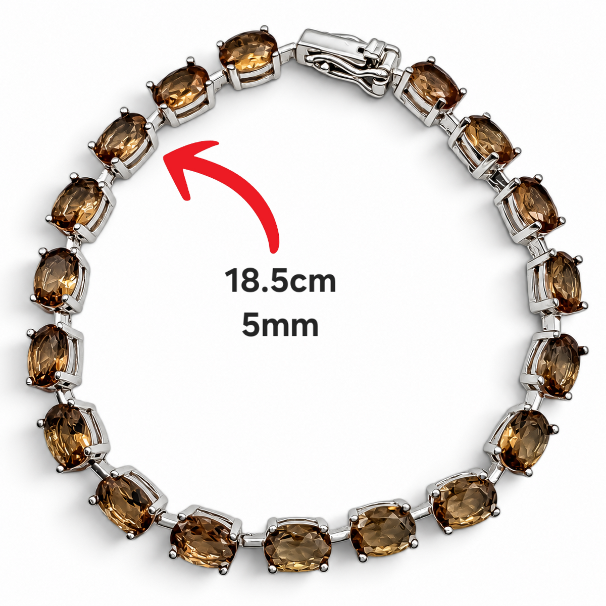 Pulsera Zultanita Plata Ley 925
