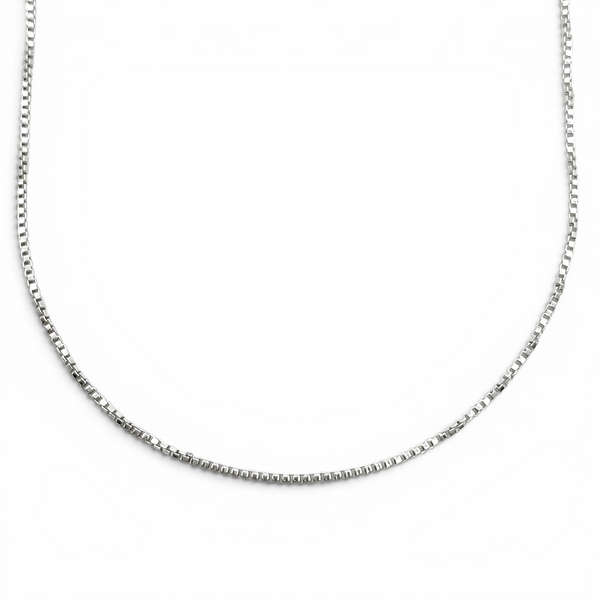 Cadena Ligera 1mm Plata Ley 925