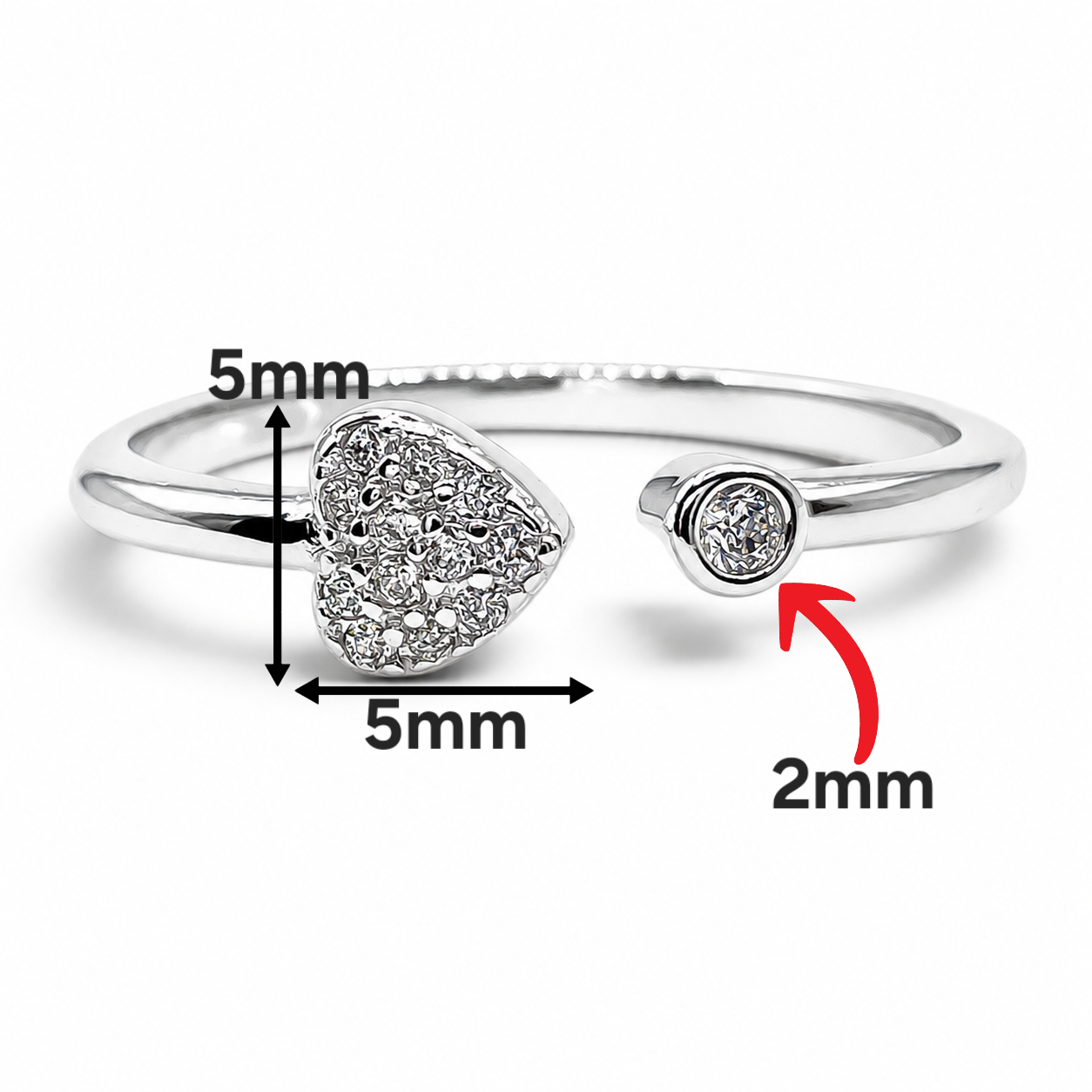 Anillo Ajustable Plata Ley 925