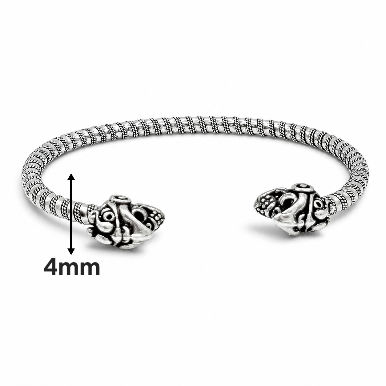 Brazalete Azteca Aguila Plata Ley 925