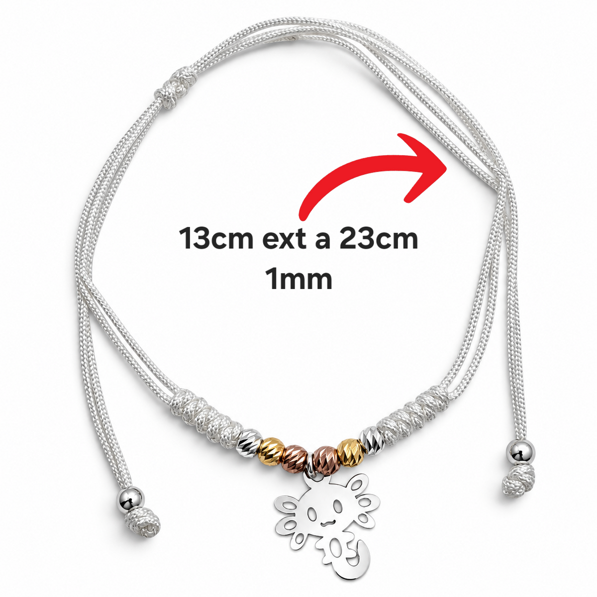 Pulsera Ajolote Plata Ley 925