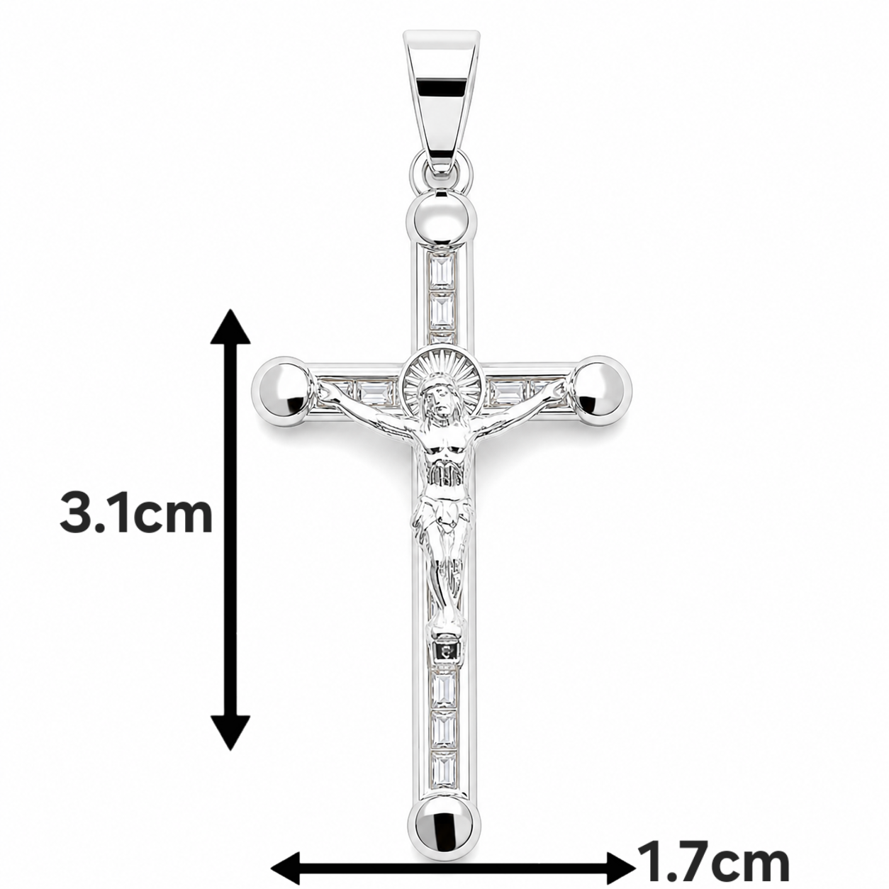 Dije Cristo Plata Ley 925