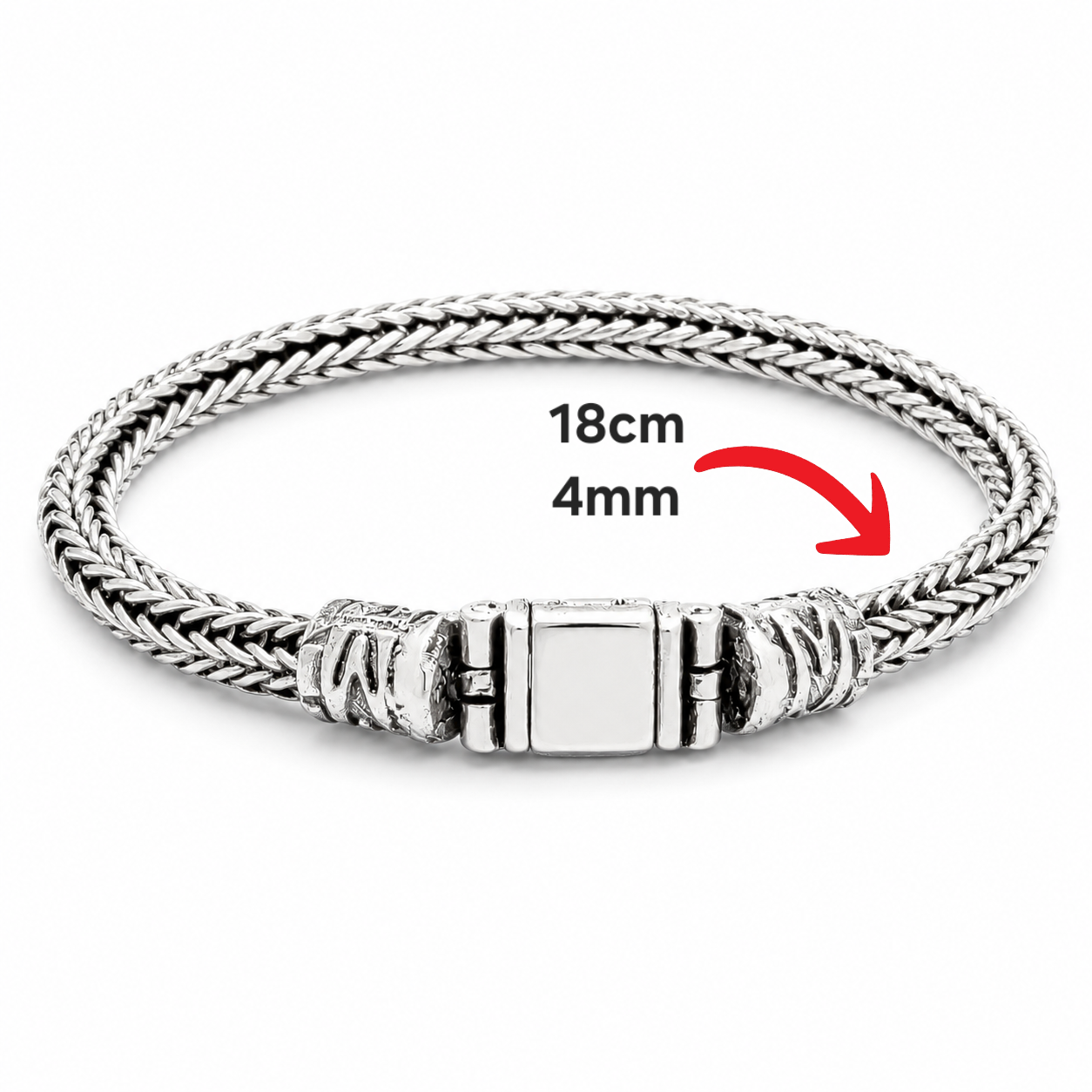 Pulso Tejido Bali 4mm