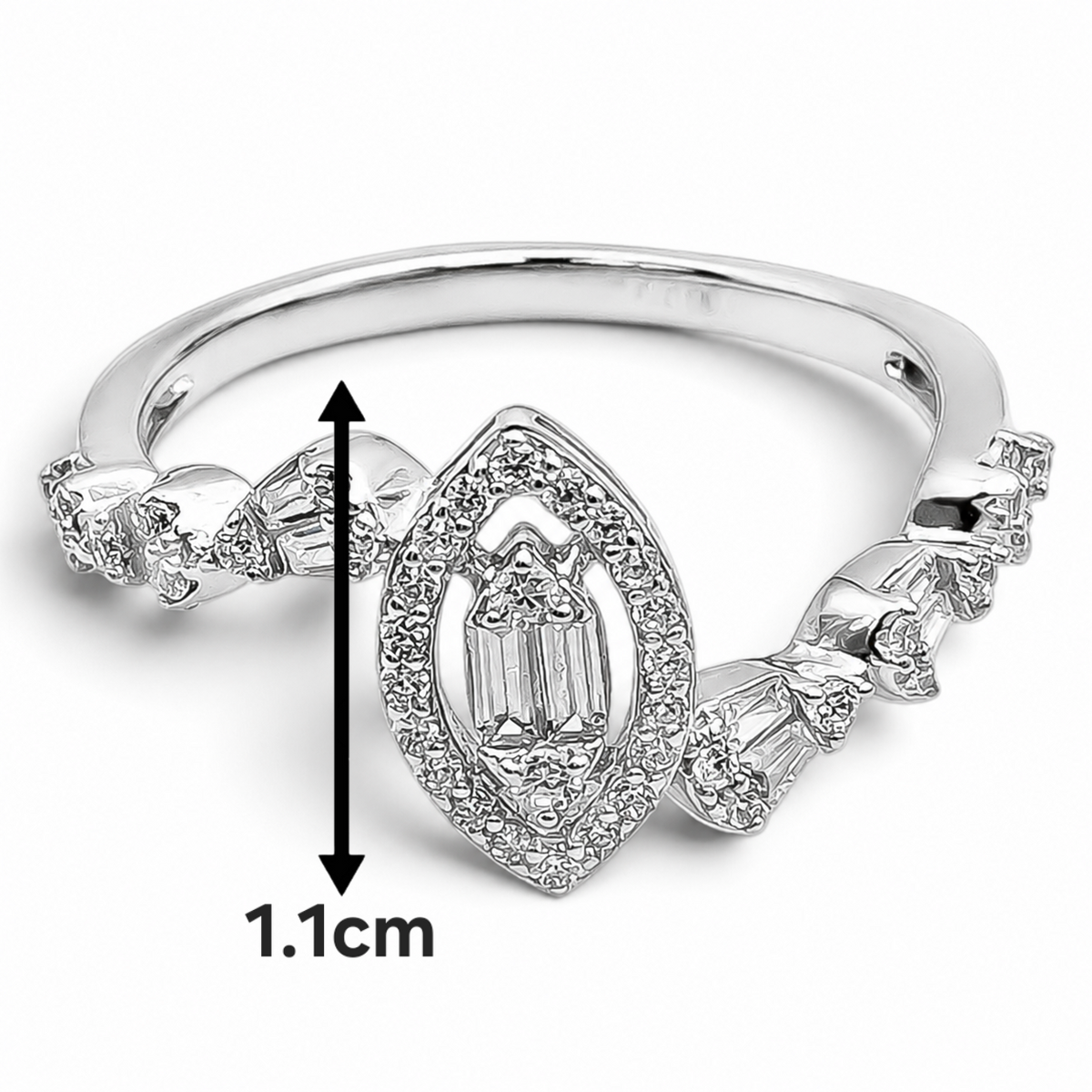 Anillo Zirconia Plata Ley 925