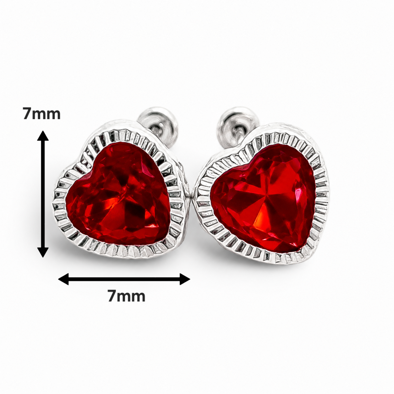 Broquel Corazon Rojo #7