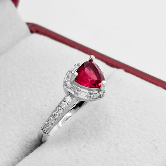 Anillo Triangulo Zirconia