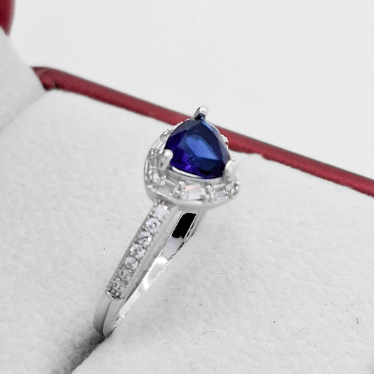 Anillo Triangulo Zirconia