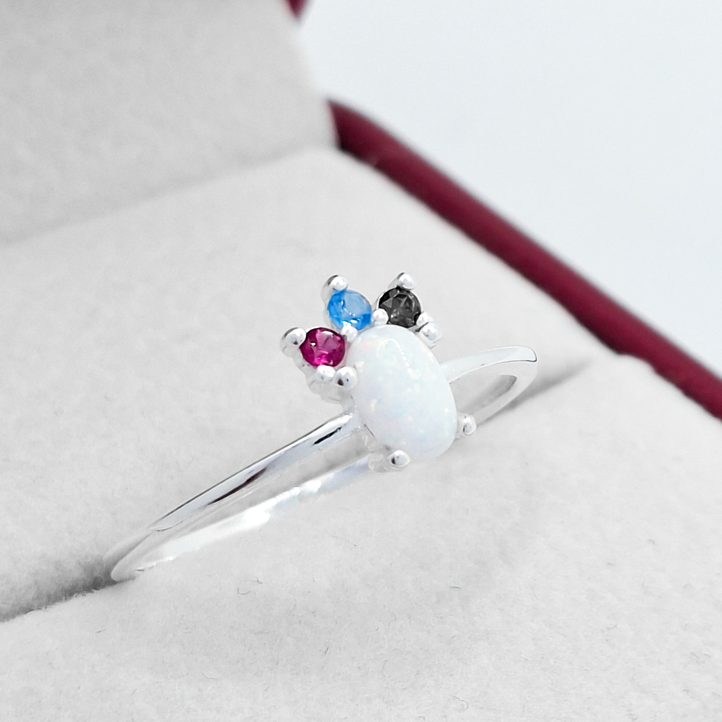 Anillo Opalo Zirconia