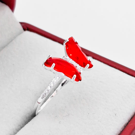 Anillo Mariposa Zirconia