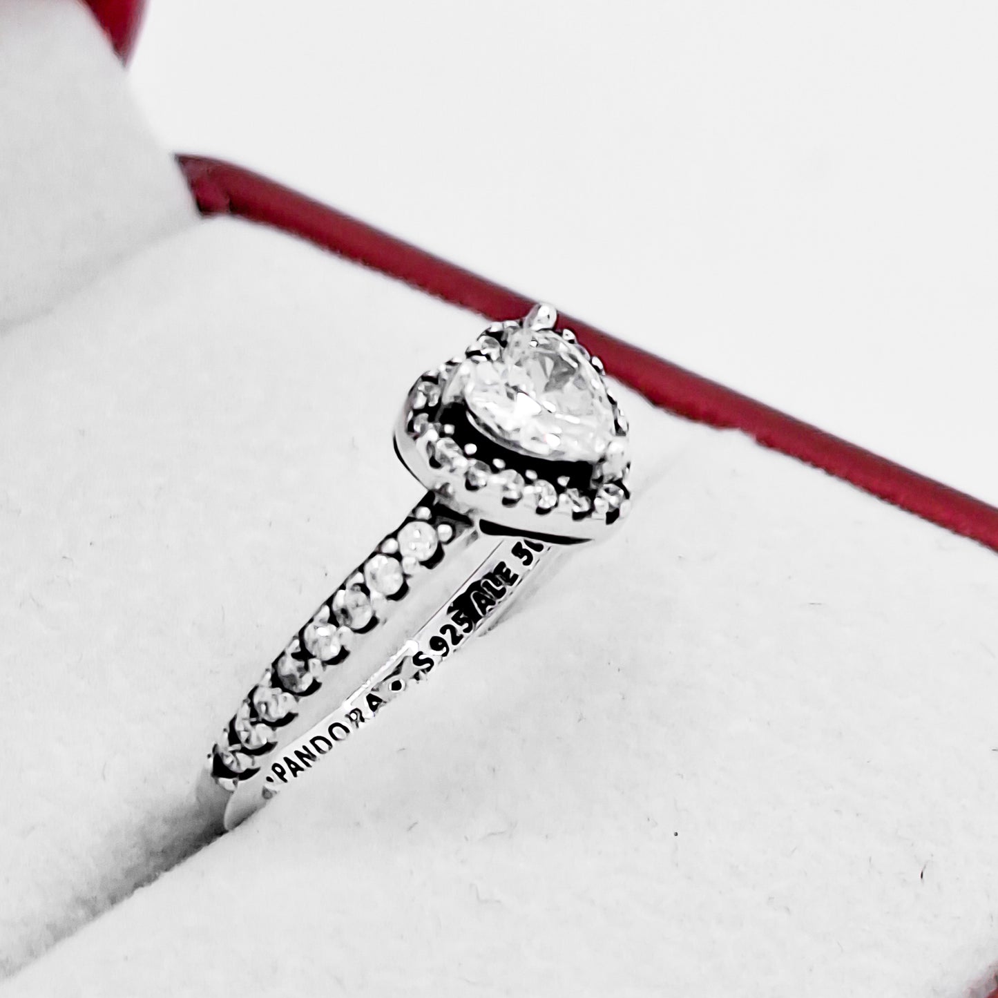 Anillo Corazon Blanco