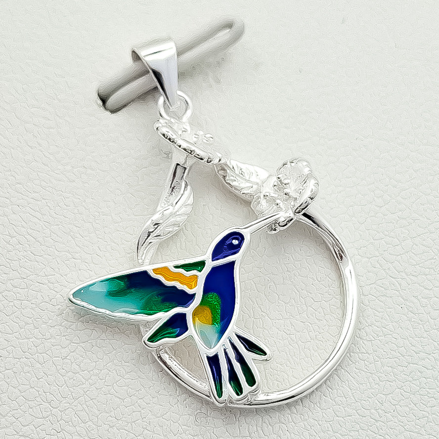 Dije Colibri Esmaltado