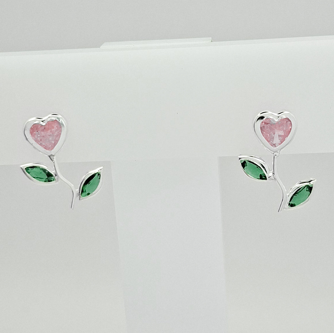 Broquel Flor Corazon Rosa