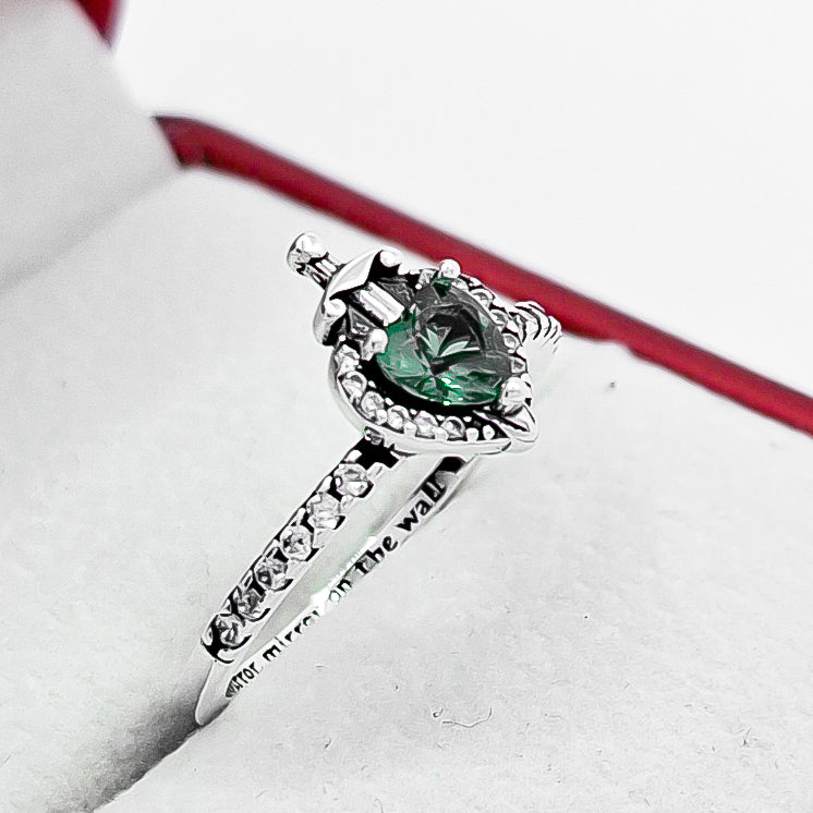 Anillo Espada Cora Verde