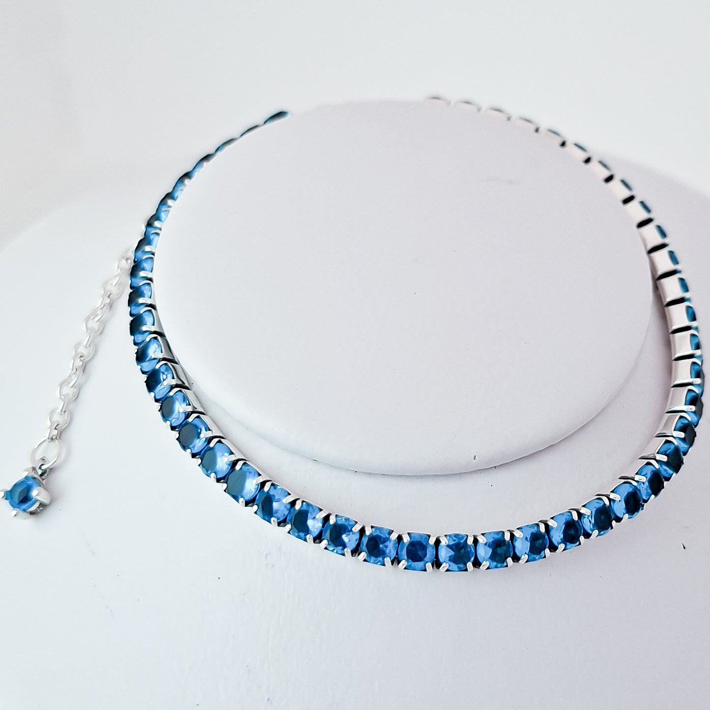 Pulsera Zirconia Azul