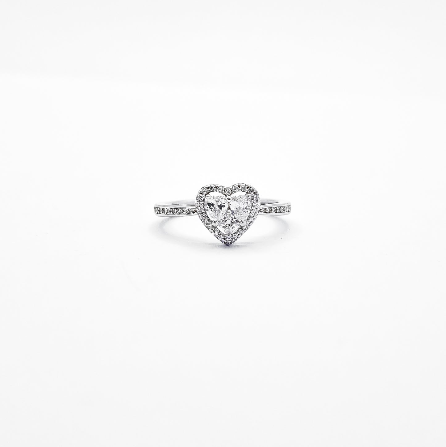 Anillo Corazon Blanco
