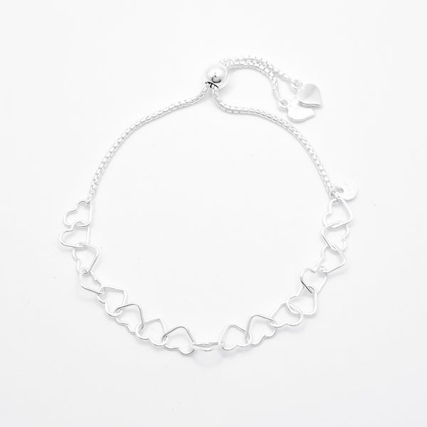 Pulsera Corazones Ajustable