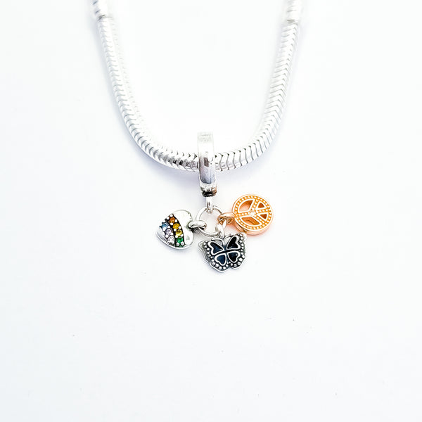 Charm Mariposa Corazon