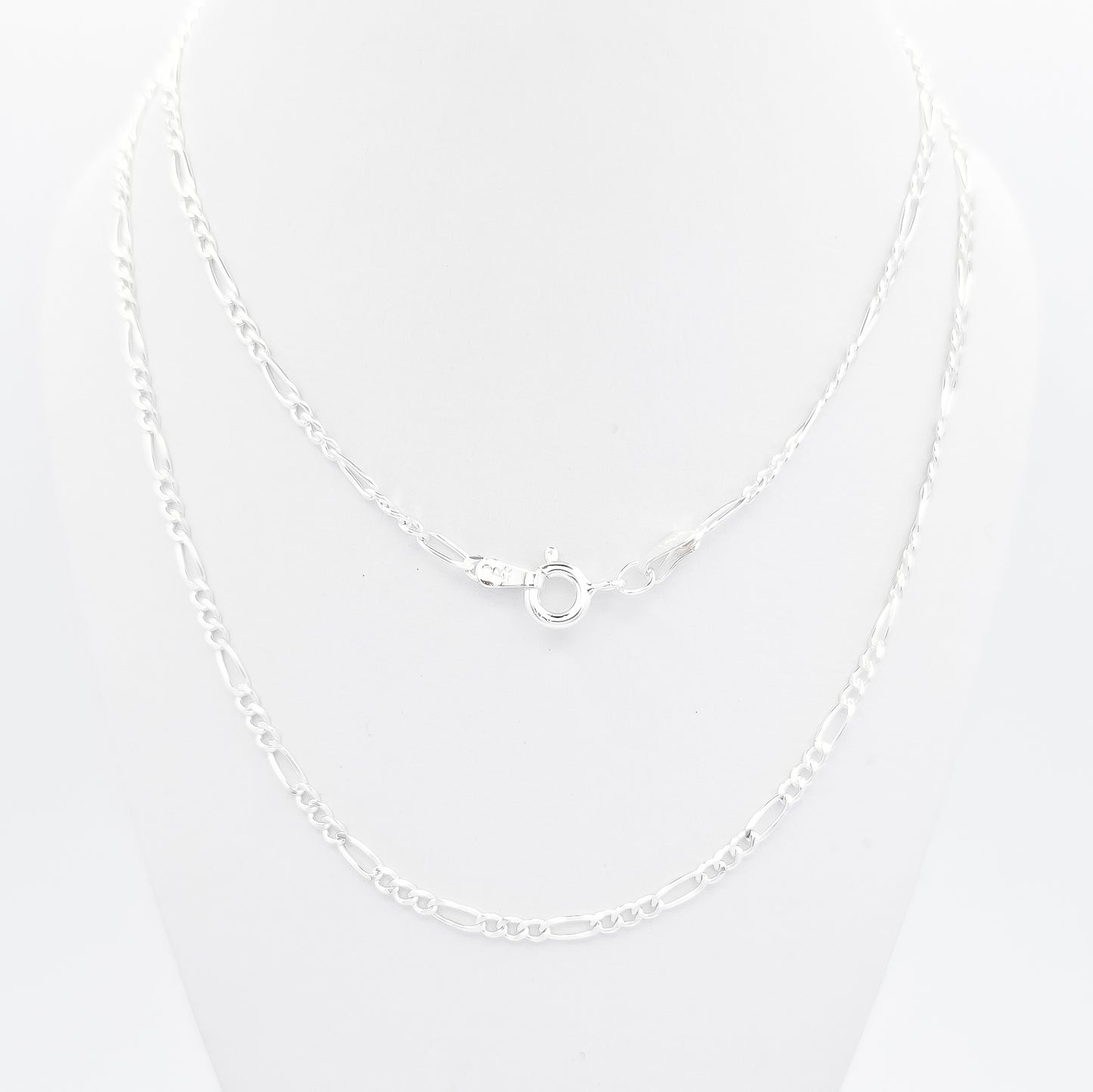 Cadena Figaro Diamantada 2mm