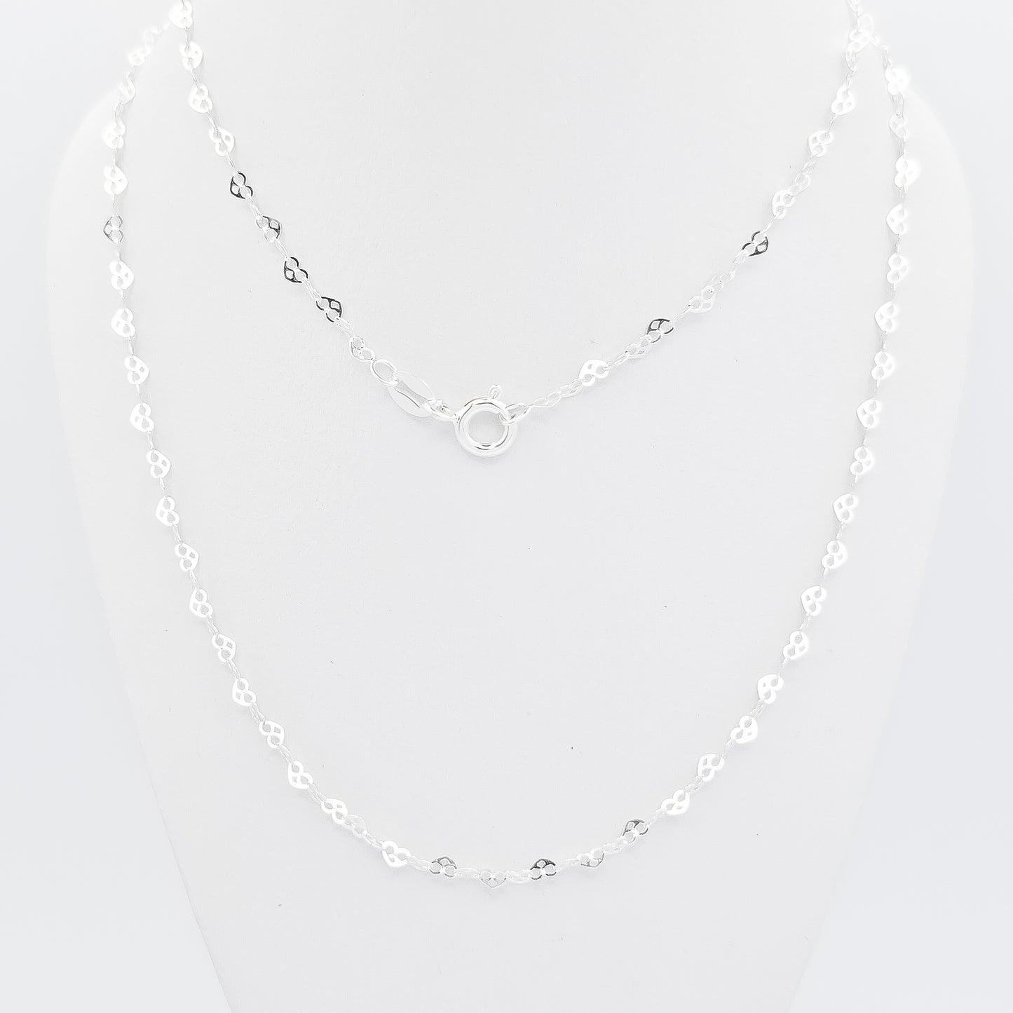 Cadena Corazon Chino 2mm