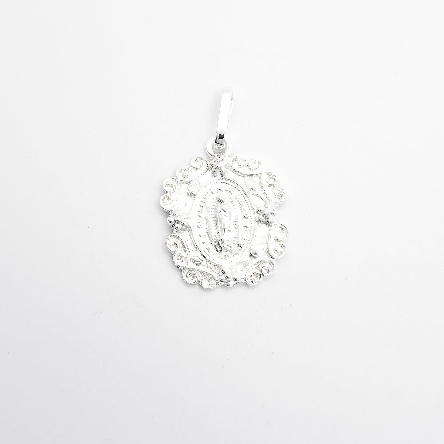 Dije Medalla Virgen Flor