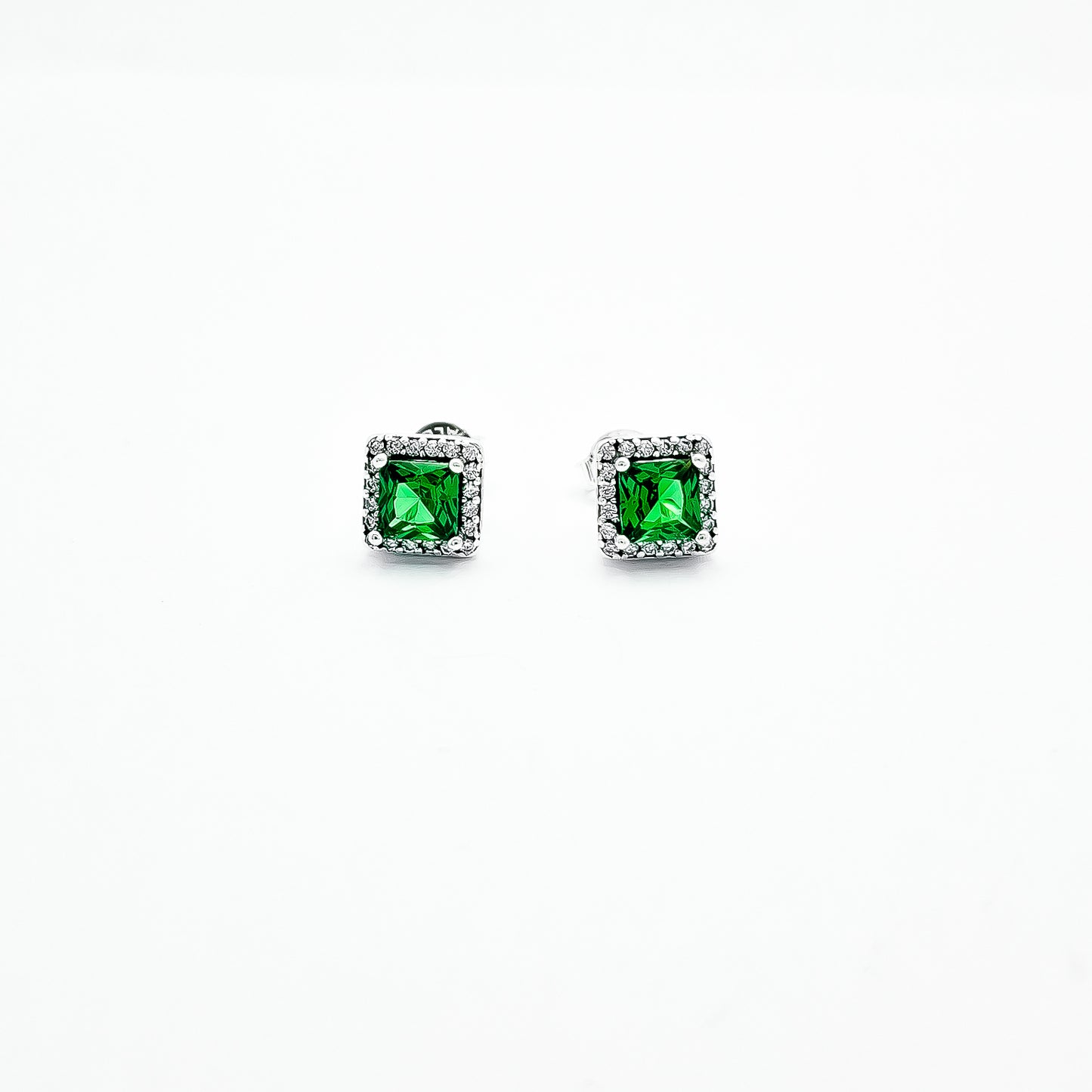 Arete Cuadro Verde