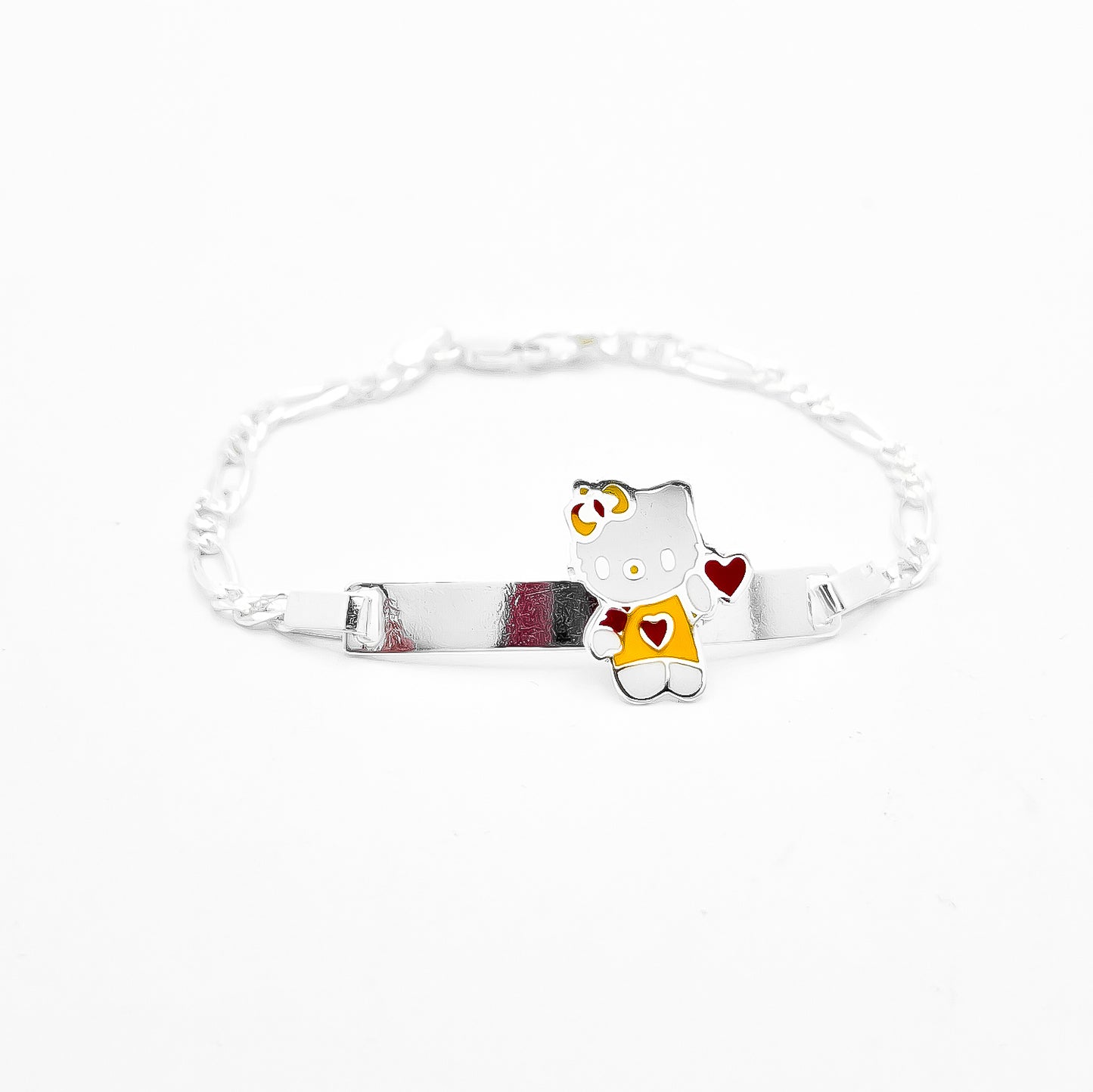 Esclava 3mm Kitty Amarilla