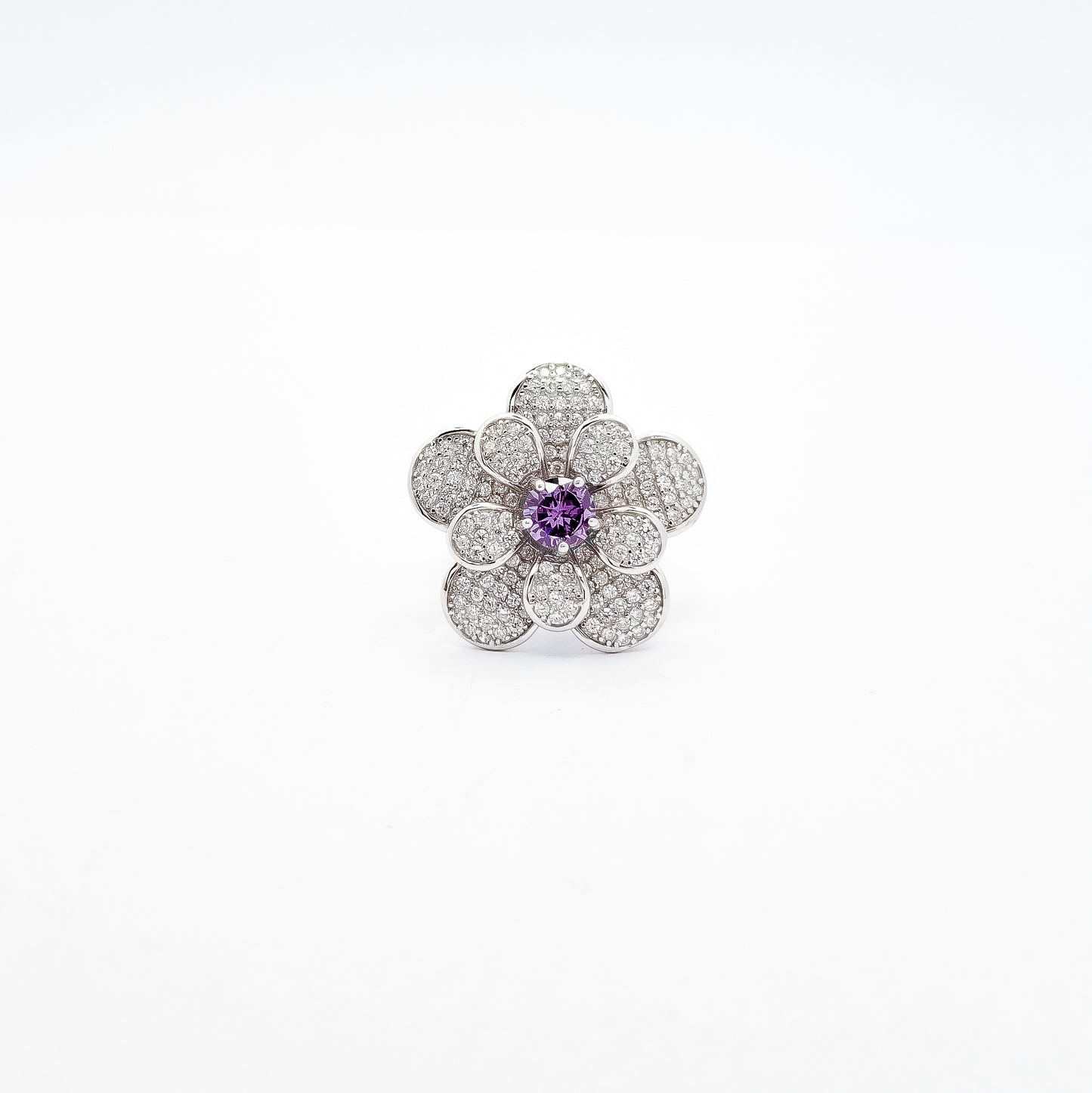 Anillo Flor Morada